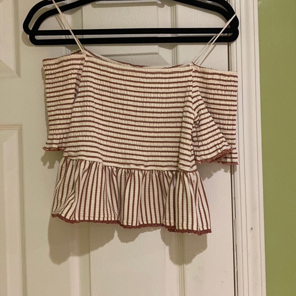 Striped Crop Top